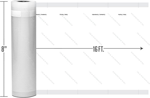 OVENTE Vacuum Sealer Roll 8” x 16”, Heavy Duty BPA-Free for Airtight Food Storage, Meal Prep, Pack of 2