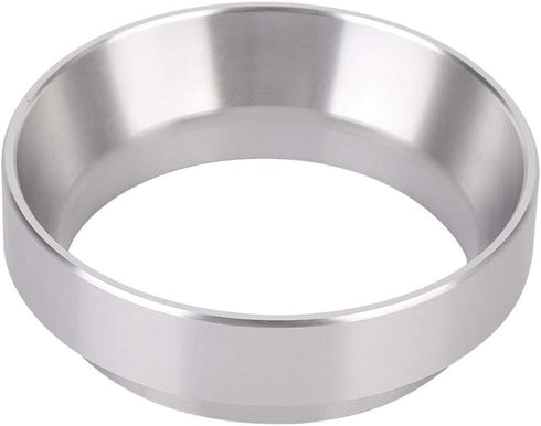 Fdit Aluminum Alloy Universal Coffee Magnetic Dosing Ring Replacement, Silver (58mm)