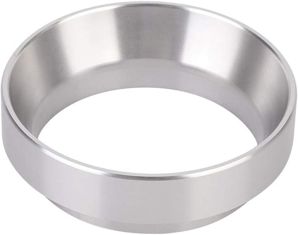 Fdit Aluminum Alloy Universal Coffee Magnetic Dosing Ring Replacement, Silver (58mm)