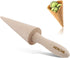 Wood Cone Roller, Pizzelle Roller, Krumkake Ice Cream Cone Mold, Natural Waffle Cone Pastry Tool for Baking