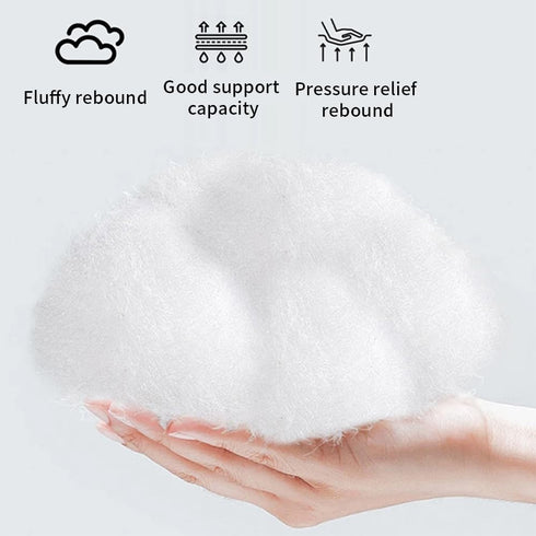 GKWW Non-Slip Desk Chair Cushion Rocking Office Chair Pad with Ties Soft Seat Cushion with High Back Support for Dorm