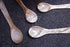 DUEBEL Set of 6 Pink Mother of Pearl Caviar Spoons, 4.5 inch / 11cm with Round Handle for Caviar or Egg Serving