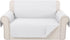 Reversible Loveseat Sofa Covers, Small Couch Cover Furniture Protector, White/White
