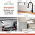 Spectrum Paper Towel Holder for Under Cabinet - Minimalist Hanging Wall Mount for Kitchen, Fits Standard & Jumbo Rolls
