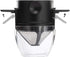 Reusable Paperless Coffee Filter Cone, Coffee Dripper with Foldable Holders for Home, Travel, and Camping, Black