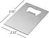 Saedy 4-Pack Credit Card Bottle Opener, Stainless Steel Wallet Beer Opener for Easy Use