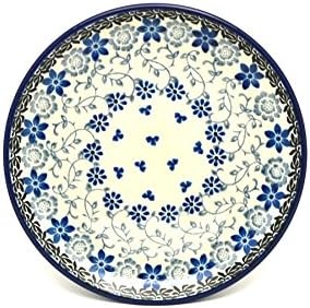 Polish Pottery Plate - Silver Lace, Bread & Butter (6 1/4")