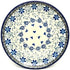 Polish Pottery Plate - Silver Lace, Bread & Butter (6 1/4")
