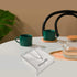 Flat Napkin Holder for Table, Elegant Rustic Iron Metal with Weighted Arm, Modern Square Paper Napkin Holders