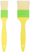 Pastry Brushes, Basting Oil Brush for Spreading Butter, Oil, or Egg Wash, Cooking, Baking, BBQ (2, 1in, 2in)