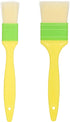 Pastry Brushes, Basting Oil Brush for Spreading Butter, Oil, or Egg Wash, Cooking, Baking, BBQ (2, 1in, 2in)