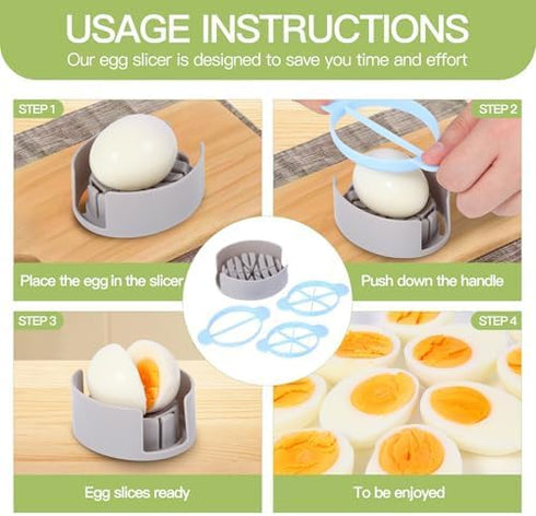 fertilfy 90 (Set 3),Plastic Deviled Egg Containers with Lid Easter Deviled Egg Tray Carrier with Handl Injector Piping