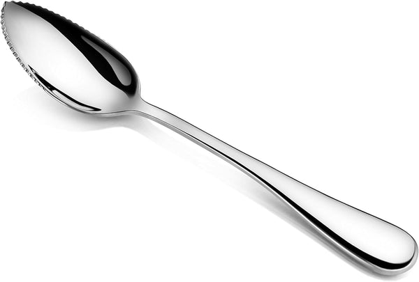 Artaste Rain Grapefruit Spoon Set of 6, 6.35-Inch, 18/10 Stainless Steel, Silver