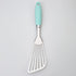 304 Stainless Steel Fish Spatula, Non-Slip Ergonomic Handle Slotted Spatula in Aqua Sky