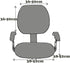 Computer Office Chair Cover, Protective & Stretchable Universal Chair Slipcover for Rotating Chairs.