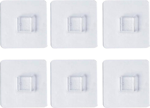 Square Adhesive Pads, for Sotfamily Corner Shower Caddy, 6PCS