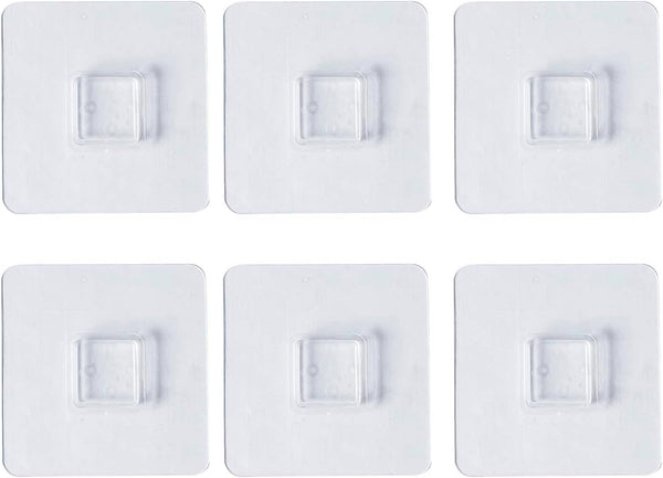 Square Adhesive Pads, for Sotfamily Corner Shower Caddy, 6PCS