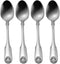 Oneida Classic Shell Set of 4 Teaspoons