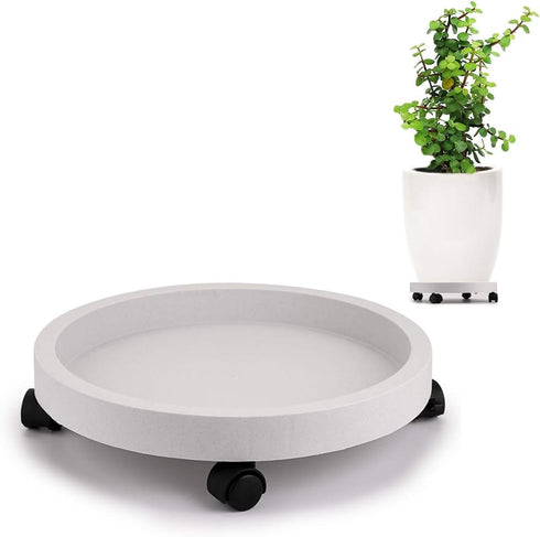 Skelang Plant Caddy 13 Inches, Wheeled Planter Pallet, Plant Stand Dolly for Heavy