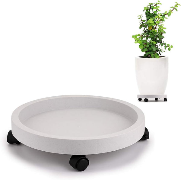 Skelang Plant Caddy 13 Inches, Wheeled Planter Pallet, Plant Stand Dolly for Heavy