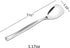 Set of 12 Stainless Steel Dessert Ice Cream Spoons, 5.51-INCH