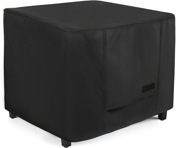 NettyPro Outdoor Patio Ottoman Cover, Waterproof Square Side Table Cover, 20L x
