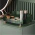 Dark Green Makeup Perfume Organizer, Decorative Bathroom Vanity Tray, Countertop Organizer Tray for Cosmetics