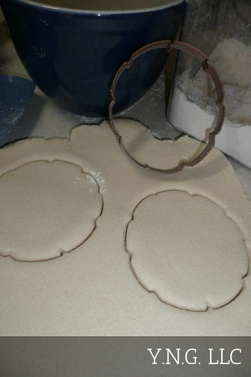 TREE LOG OUTLINE BARK WOOD GRAIN SLICE STUMP COOKIE CUTTER MADE IN USA PR2564