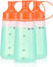 Squeeze Bottles Wide Mouth - Pack of 3 BPA Free Condiment Squeeze Bottles for Chunky Sauces, Crafts, 300 mL/10 oz.