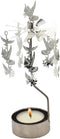 HOKHBCW Rotary Candle Holder - Spinning Metal Candleholder Gift, Dove of Peace