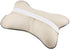 Car Headrest Pillow, Skin-Friendly Headrest Pillow for Car Seat, Office Chair (Beige)