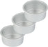 Restaurantware-Met Lux 4 x 2 Inch Straight-Sided Baking Tin, 1 Round Cake Pan - Oven-Ready, Freezable, Anodized Aluminum Round Baking Pan, Greaseproof, for Baking Layer Birthday Cake by Restaurantware
