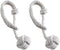 Home Queen Hand Knitting Curtain Tiebacks, Decorative Window Curtain Tie, 1 Pair, Off White