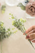 Ling's Moment 18Pcs Artificial Eucalyptus Leaves Branches, 15" Tall Fake Greenery Filler Decor for Wedding Bouquets