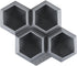 True Zoo Jumbo Iced Out Diamond Ice Tray, Silicone Mold and Ice Cube Tray for Cocktails, Makes 4 Ice Cubes, Grey