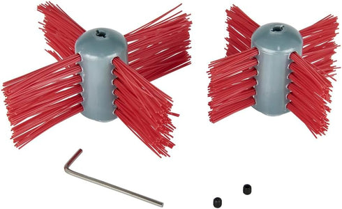 Gardus PBS212 Replacement Brushes: SootEater Brushes for Pellet Stove Cleaning Kit (2 Brushes)