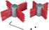 Gardus PBS212 Replacement Brushes: SootEater Brushes for Pellet Stove Cleaning Kit (2 Brushes)