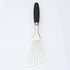 304 Stainless Steel Fish Spatula - Non-Slip Ergonomic Handle Slotted Spatula, Black for Cooking