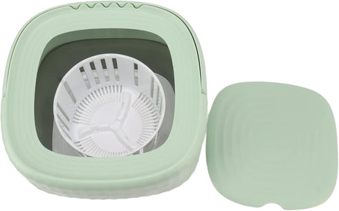 Portable Washing Machine - Foldable Mini Washer with Spin Dryer for Underwear, Baby Clothes, Small Items, Travel