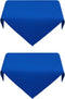 2 Pack Small Square Table Cloth 24X24 Inch Royal Blue Tablecloth Washable