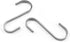 MroMax 304 Stainless Steel S Hooks, 80mm/3.15" Silver S Shaped Hook Hangers for Kitchen Bathroom Bedroom Storage Room
