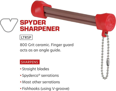 Lansky Spyder Knife Sharpener for Serrated Knives - LTRSP
