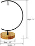 Iron Ornament Display Stand Holder for Hanging Glass Globe Air Plant Terrarium, Christmas Ornament, Home Decoration