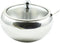 Zoie + Chloe Stainless Steel Sugar Bowl with Glass Lid, Bonus Spoon, 2 Cup Capacity (500ml)