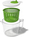 Cooler Kitchen Small Salad Spinner Mini Lettuce Spinner and Dryer with Measuring