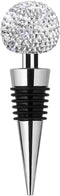 Soleebee Bling Decorative Wine Stoppers, Crystal Rhinestone Bottle Stoppers for Gifts and Parties