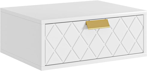 Aienvey Floating Nightstand, Floating Shelf with Drawer, Wall Mounted Nightstand, Floating Bedside