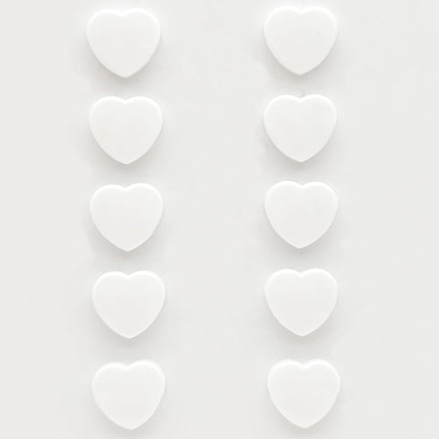 Fridge Magnets, 10 Pcs Heavy Duty Refrigerator Magnets, Cute Mini Heart Magnets for Whiteboard, Kitchen & Office