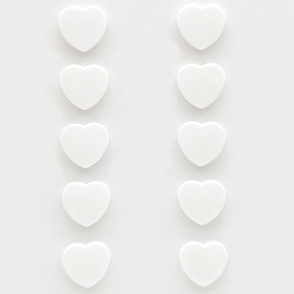 Fridge Magnets, 10 Pcs Heavy Duty Refrigerator Magnets, Cute Mini Heart Magnets for Whiteboard, Kitchen & Office