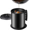 Cambom Bacon Grease Container with Fine Mesh Strainer, 1.3 L Iron Cooking Oil Can with Removable Coaster Tray